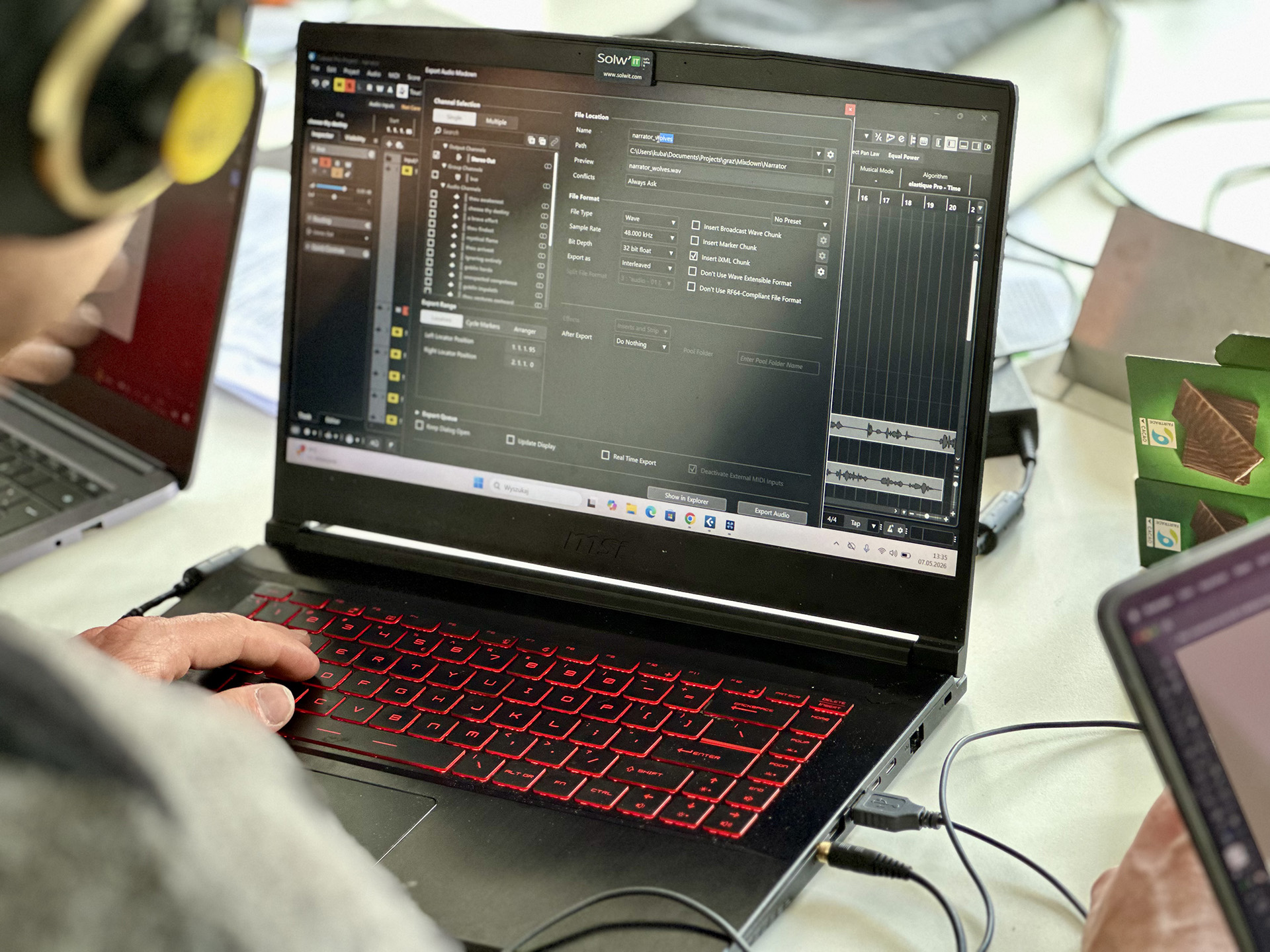 Sounddesign work